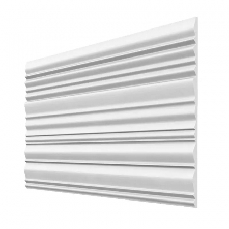 Panouri decorative 3D din poliuretan (riflaje) - Panou W342, 60cm x120cm x2cm