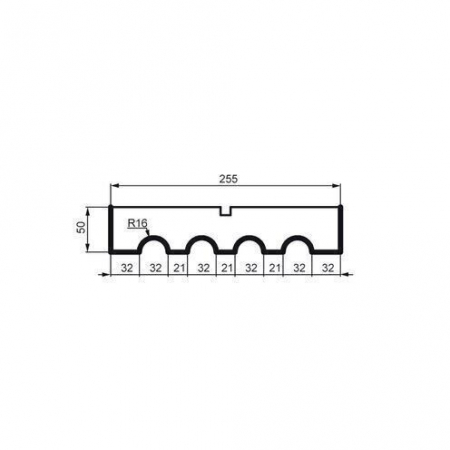 Pilastru PC 101 , 25.5cm x 5cm x 200cm [2]