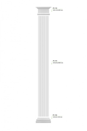Pilastru PC 101 , 25.5cm x 5cm x 200cm [4]