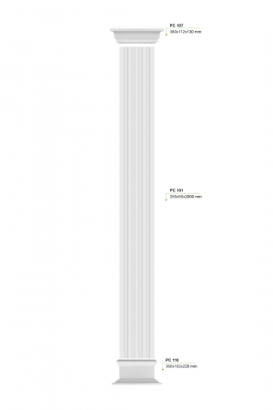 Pilastru PC 101 , 25.5cm x 5cm x 200cm [6]