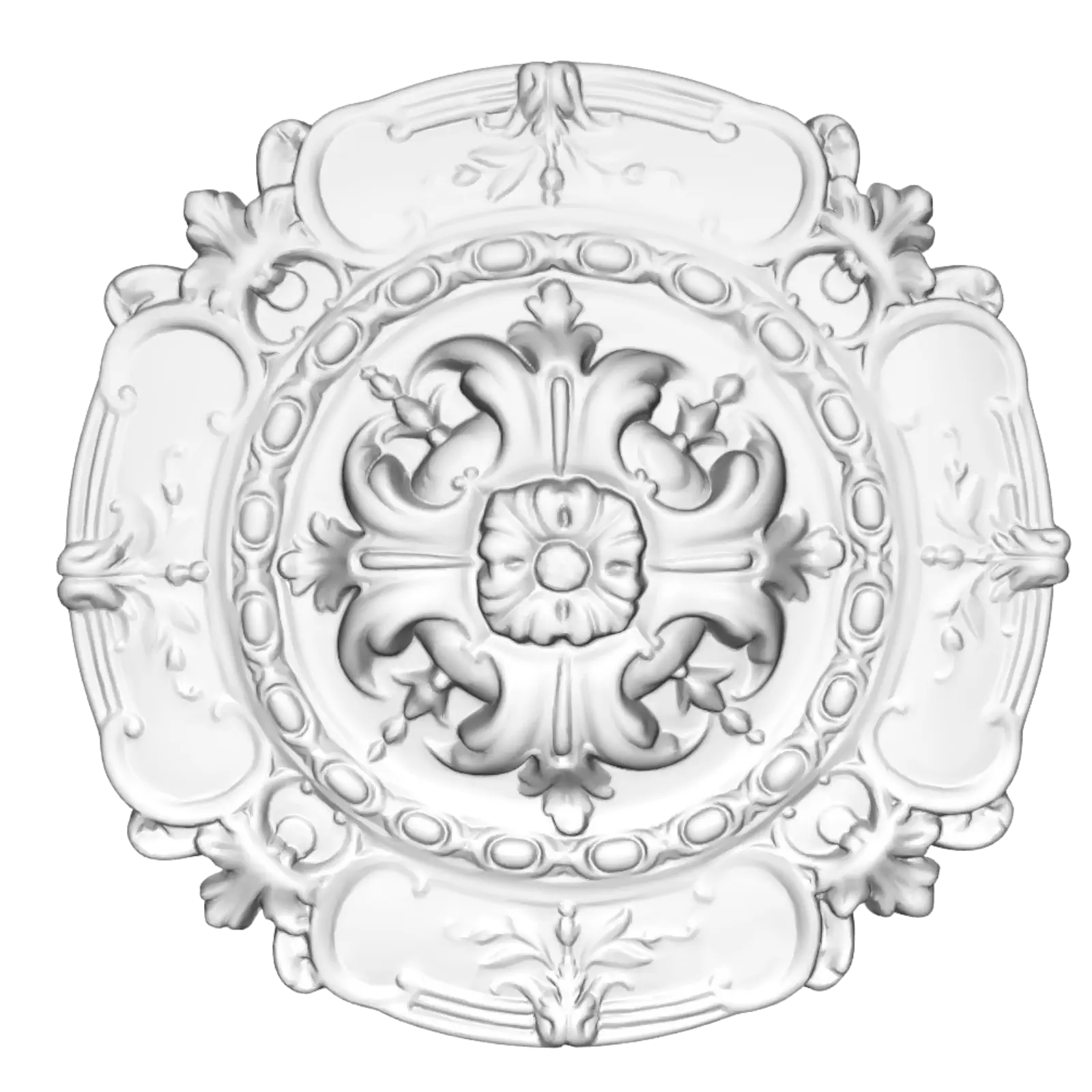 Rozete decorative - Rozeta decorativa tavan din poliuretan, diametru 41.5 cm - R103