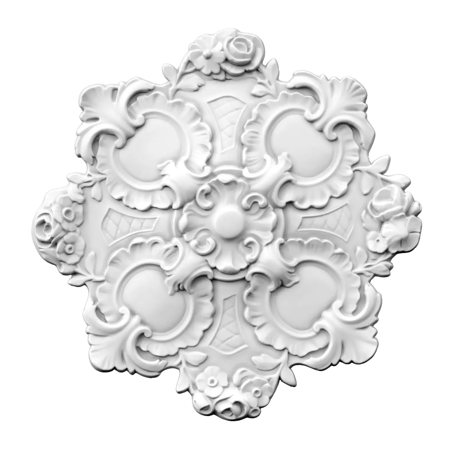 Rozete decorative - Rozeta decorativa tavan din poliuretan, diametru 46 cm - R149