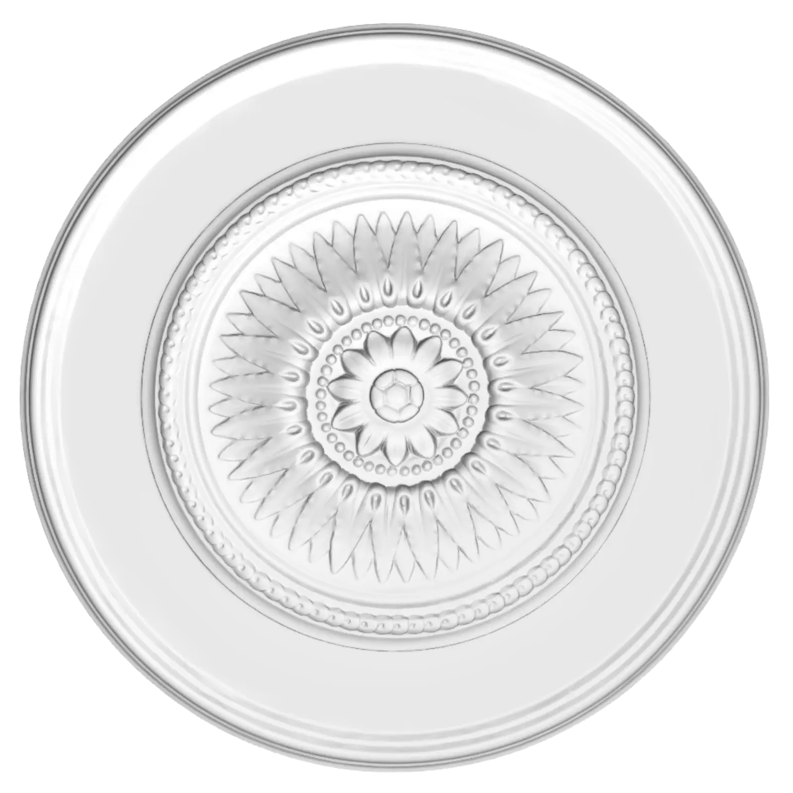 Rozete decorative - Rozeta decorativa tavan din poliuretan, diametru 60 cm - R106