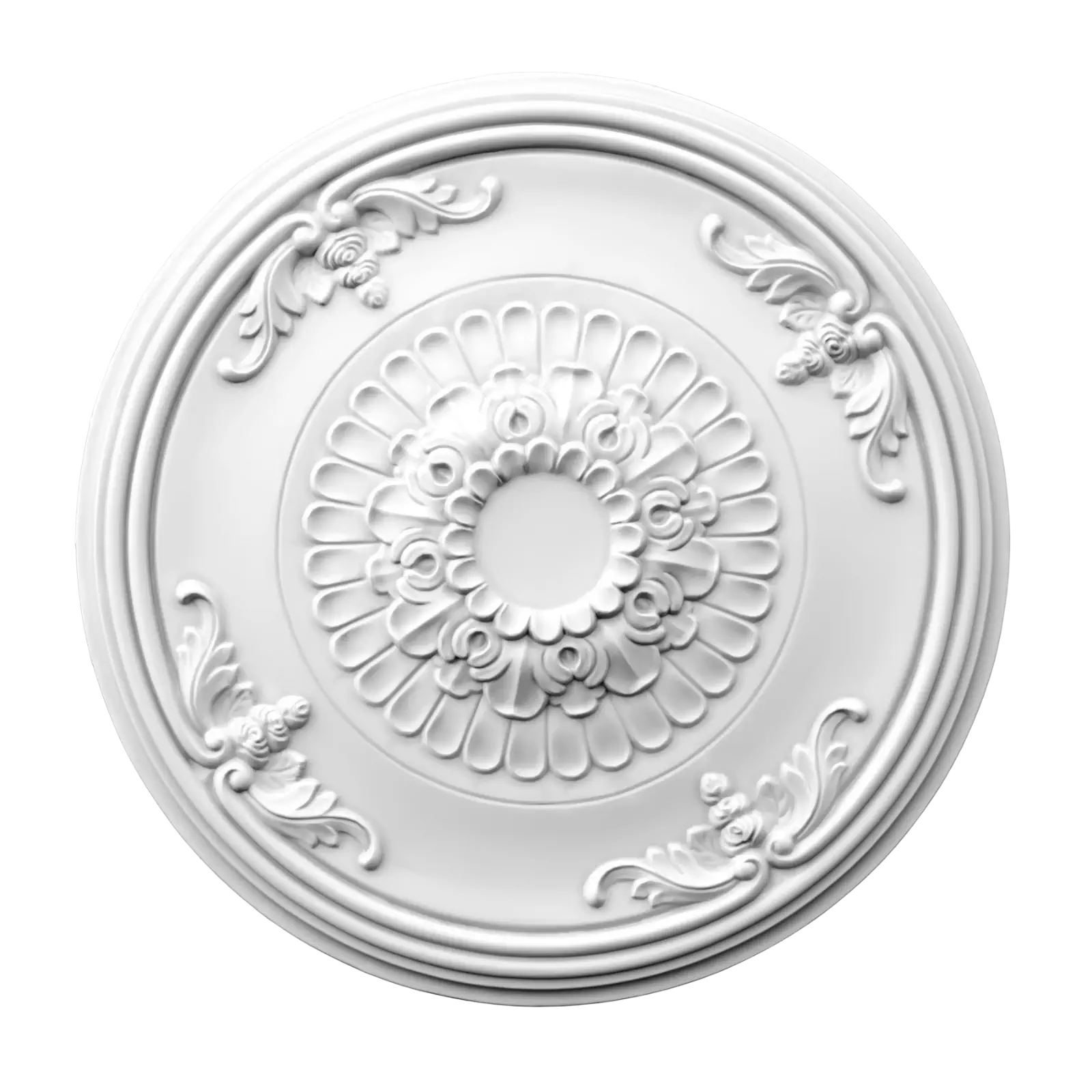 Rozete decorative - Rozeta decorativa tavan din poliuretan, diametru 66.5 cm - R121