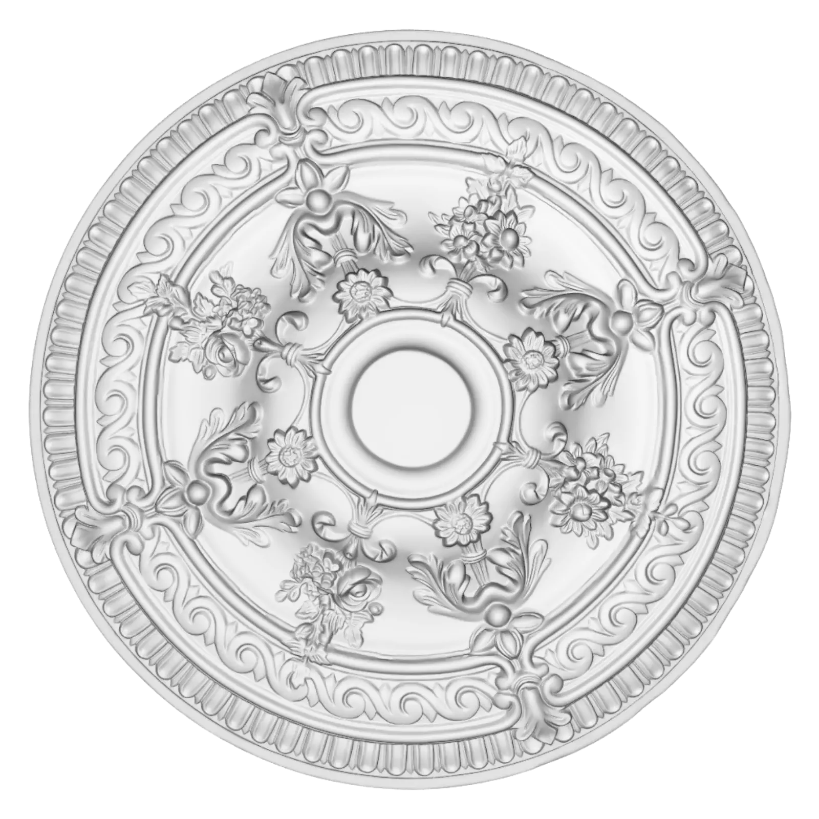 Rozete decorative - Rozeta decorativa tavan din poliuretan, diametru 66 cm - R105