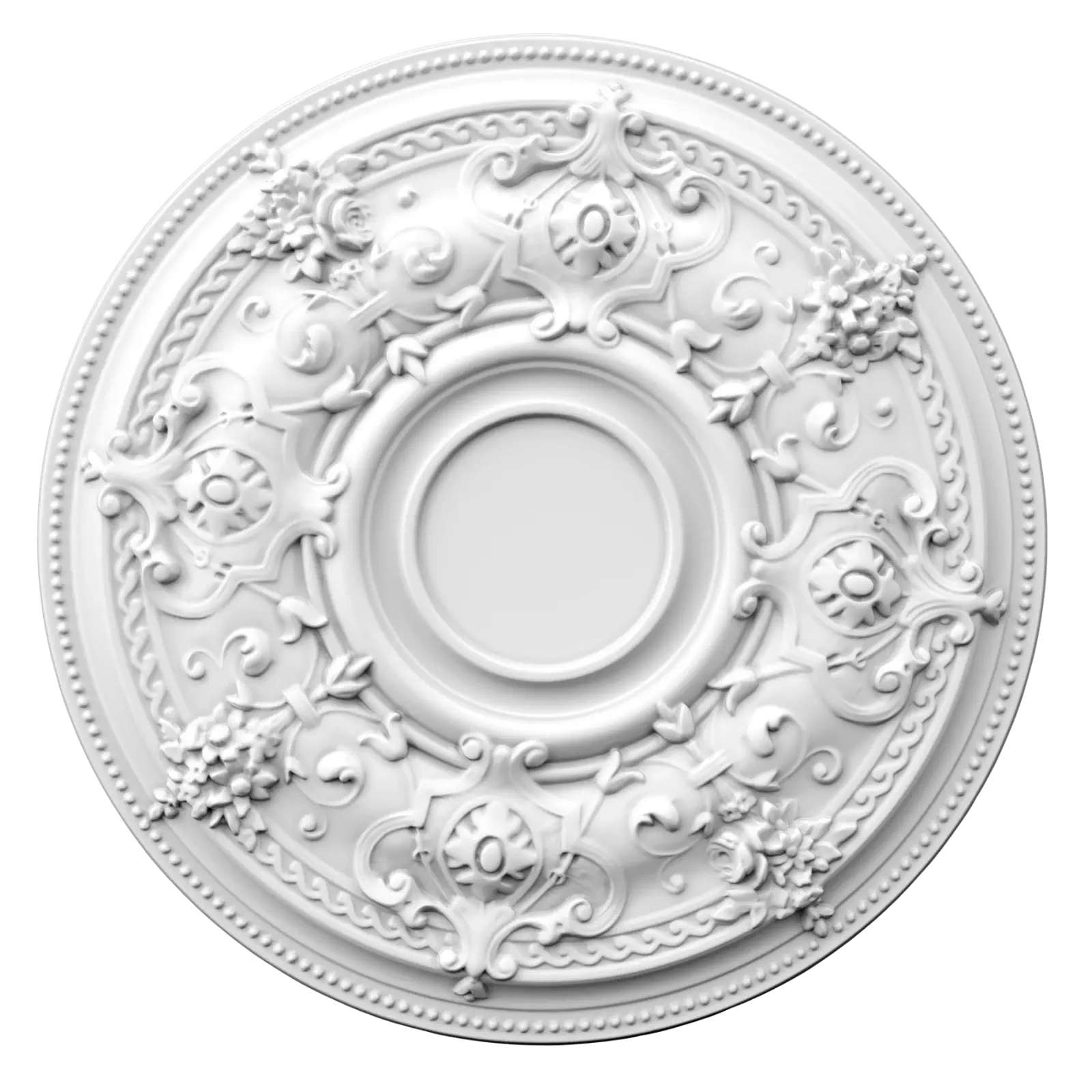 Rozete decorative - Rozeta decorativa tavan din poliuretan, diametru 73.8 cm - R135