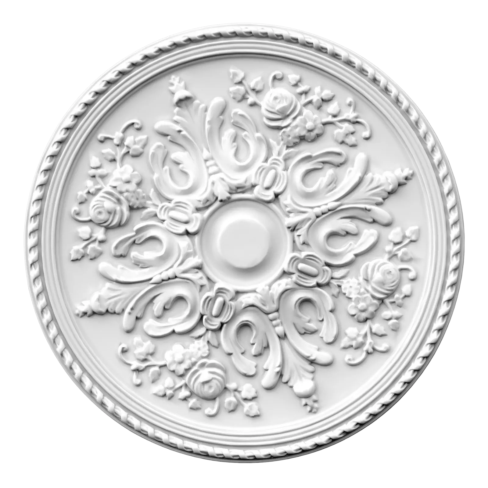 Rozete decorative - Rozeta decorativa tavan din poliuretan, diametru 83 cm - R107