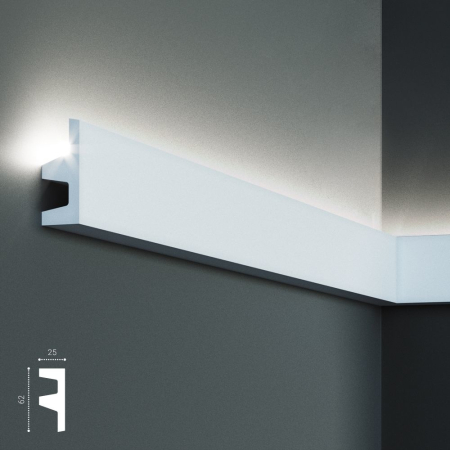 Scafa luminoasa - brau din poliuretan,Tesori F, KF501, 6.2cmx2.5cmx200cm [6]
