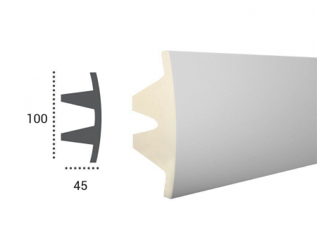 Scafa luminoasa - brau din poliuretan,Tesori F, KF503, 10cmx4.5cmx200cm [2]