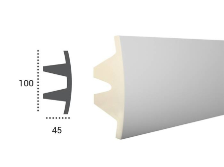 Scafa luminoasa - brau din poliuretan,Tesori F, KF503, 10cmx4.5cmx200cm [9]