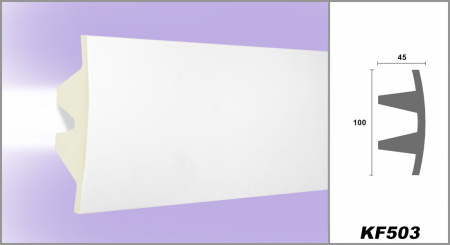 Scafa luminoasa - brau din poliuretan,Tesori F, KF503, 10cmx4.5cmx200cm [5]