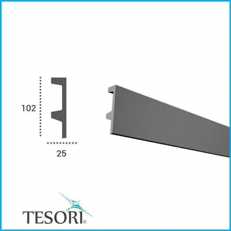 Scafa luminoasa - brau din poliuretan,Tesori F, KF504, 10.2cmx2.5cmx200cm [2]