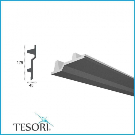 Scafa luminoasa - brau din poliuretan,Tesori F, KF707, 17.9cmx4.5cmx200cm [2]