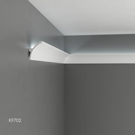 Scafa luminoasa - cornisa din poliuretan,Tesori F, KF702, 8 cmx6cmx200cm [4]