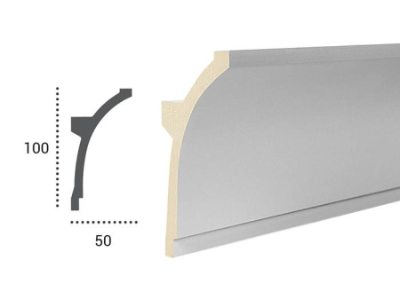 Scafa luminoasa - cornisa din poliuretan,Tesori F, KF704, 10cmx5cmx200cm [7]