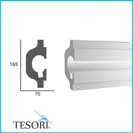 Scafa luminoasa - Tesori D, incastrata in tavan KD 119  16.5cm x7cm x115cm [1]
