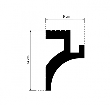 Scafa luminoasa - Tesori D, KD413, 14cm x9cm x115cm [3]