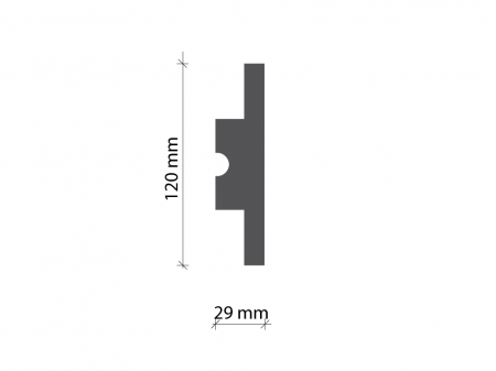 Scafa luminoasa - Tesori D, KD502, 12cm x2.9cm x115cm [1]