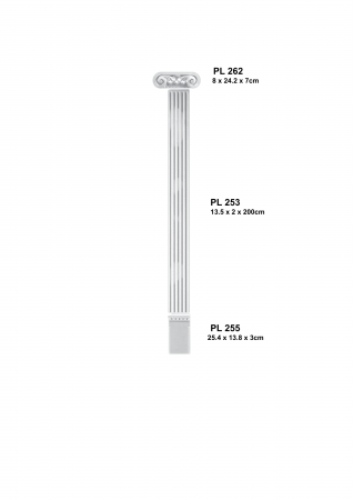 Pilastrii si coloane - Set 6 - set complet pilastru PL 253