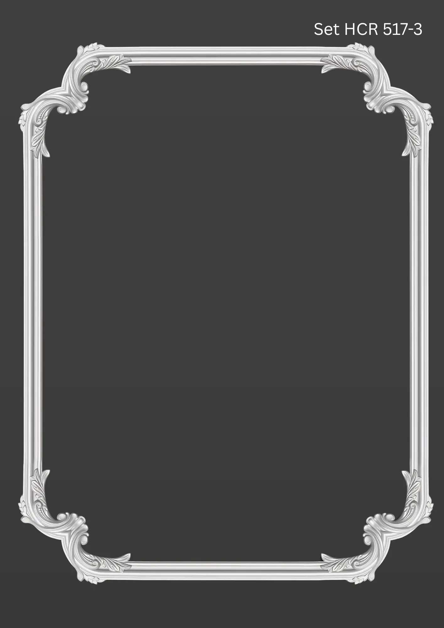 Set chenar decorativ perete - model HCR 517-3