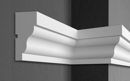 Profile pentru pervaz (solbanc) - Solbanc (profil pervaz), DC 104, 14.5cm x 8cm x 200 cm