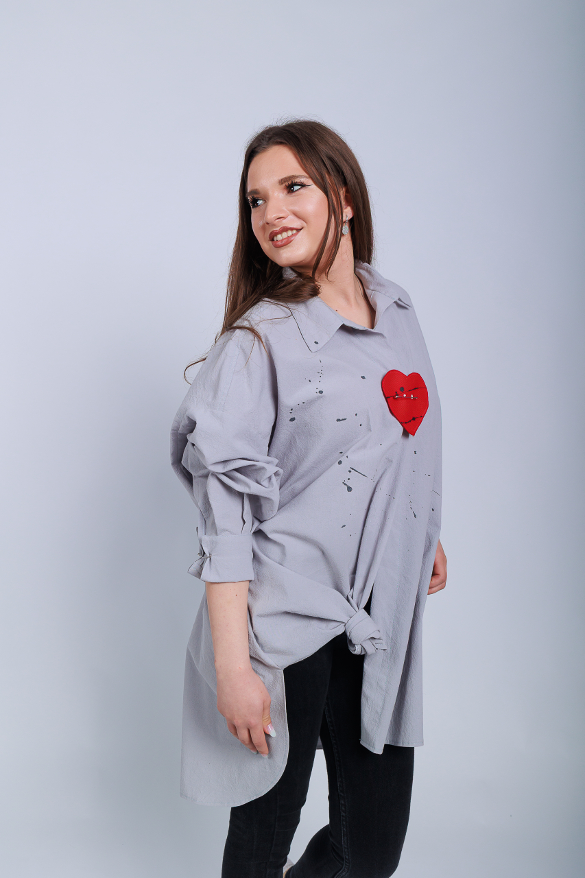 Camasa Drifted Cotton Light Gray [2]