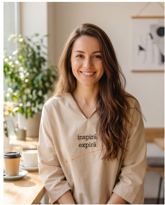 Bluza Inspira, Expira Nude [4]