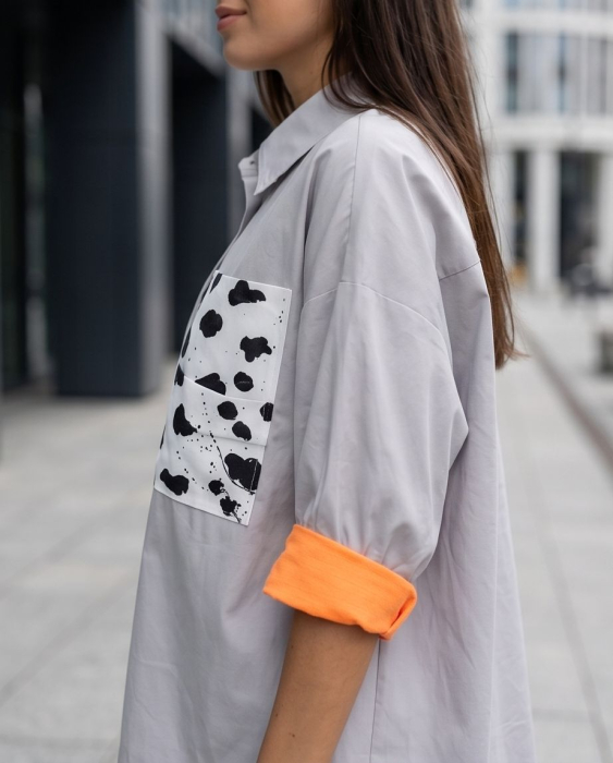 Camasa Bya Soft Gray [3]