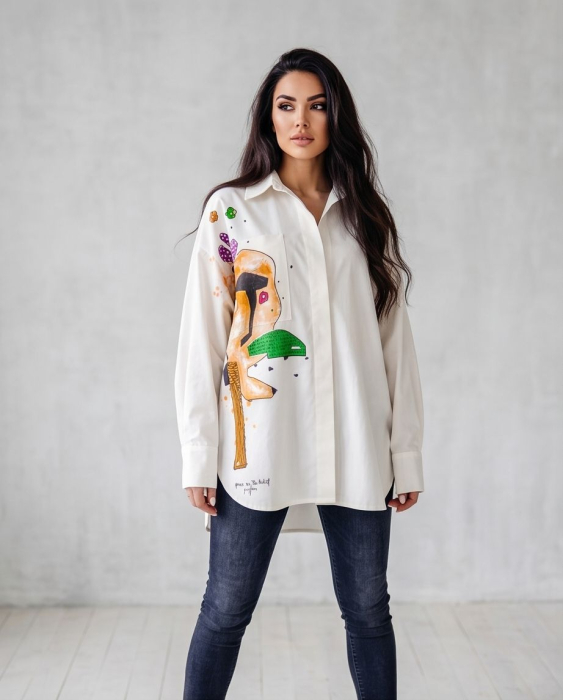 Camasa  Long Tribe White [2]