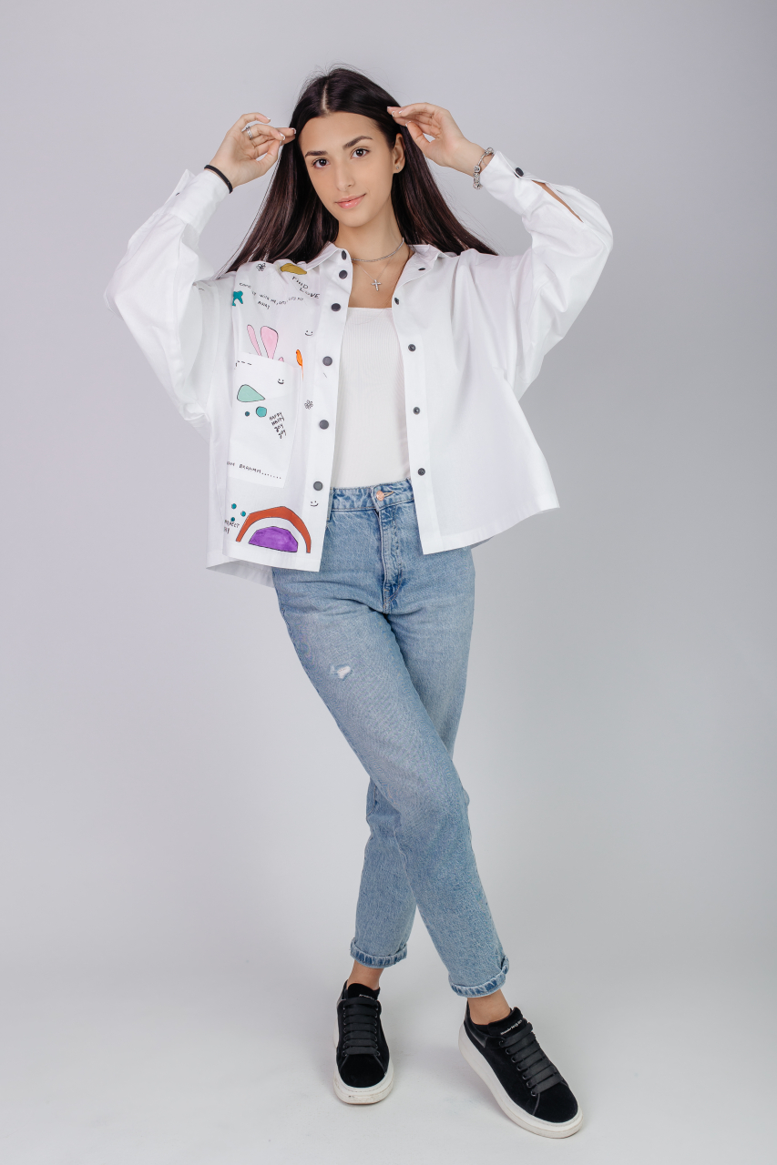 Camasa Love&Joy White [2]