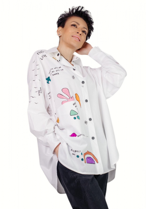 Camasa Love&Joy White [4]