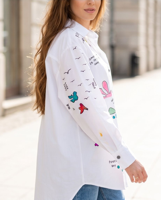 Camasa Love&Joy White [3]