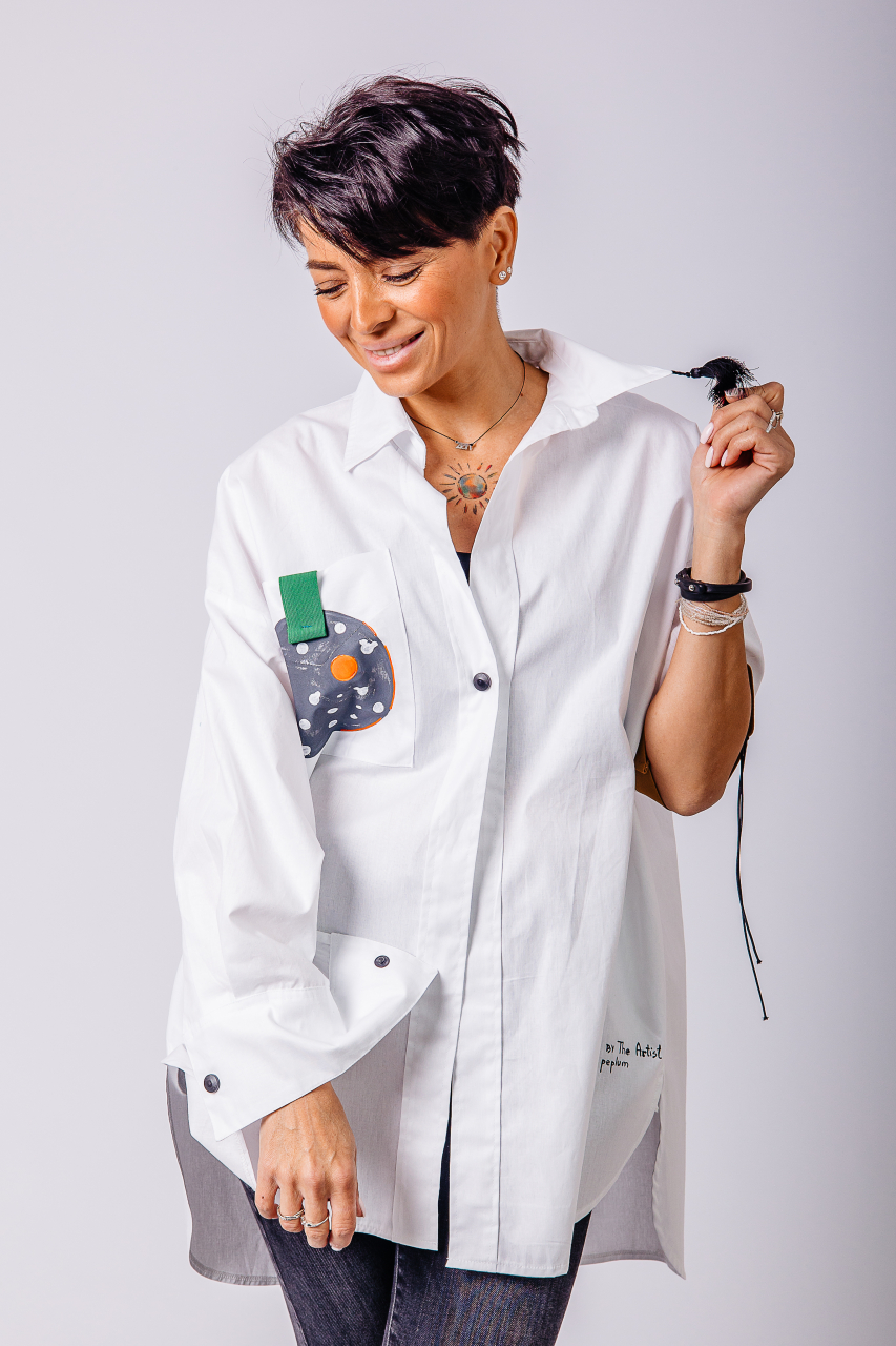 Camasa Ronda Long White [2]