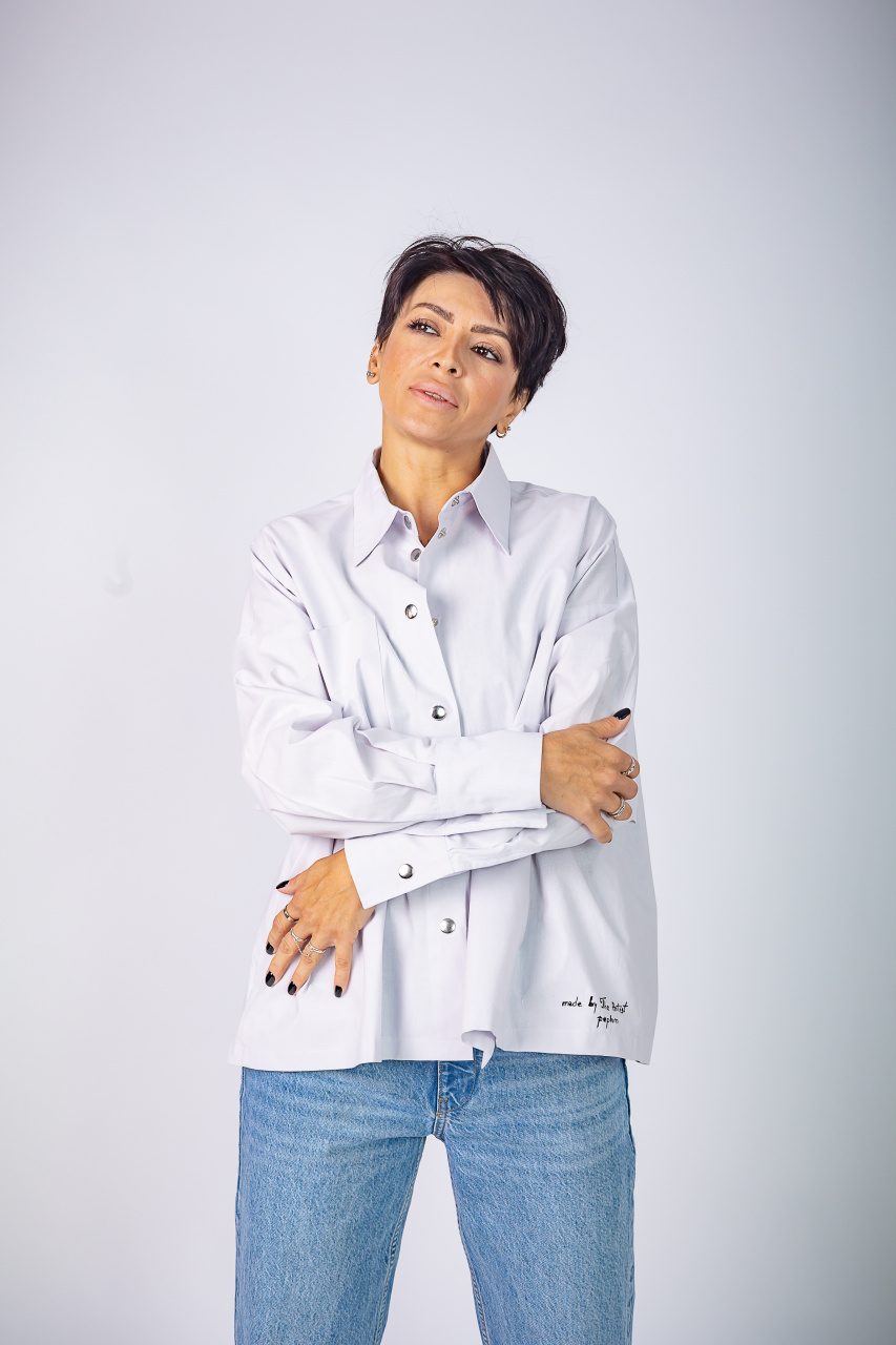 Camasa Flor Soft Gray [5]