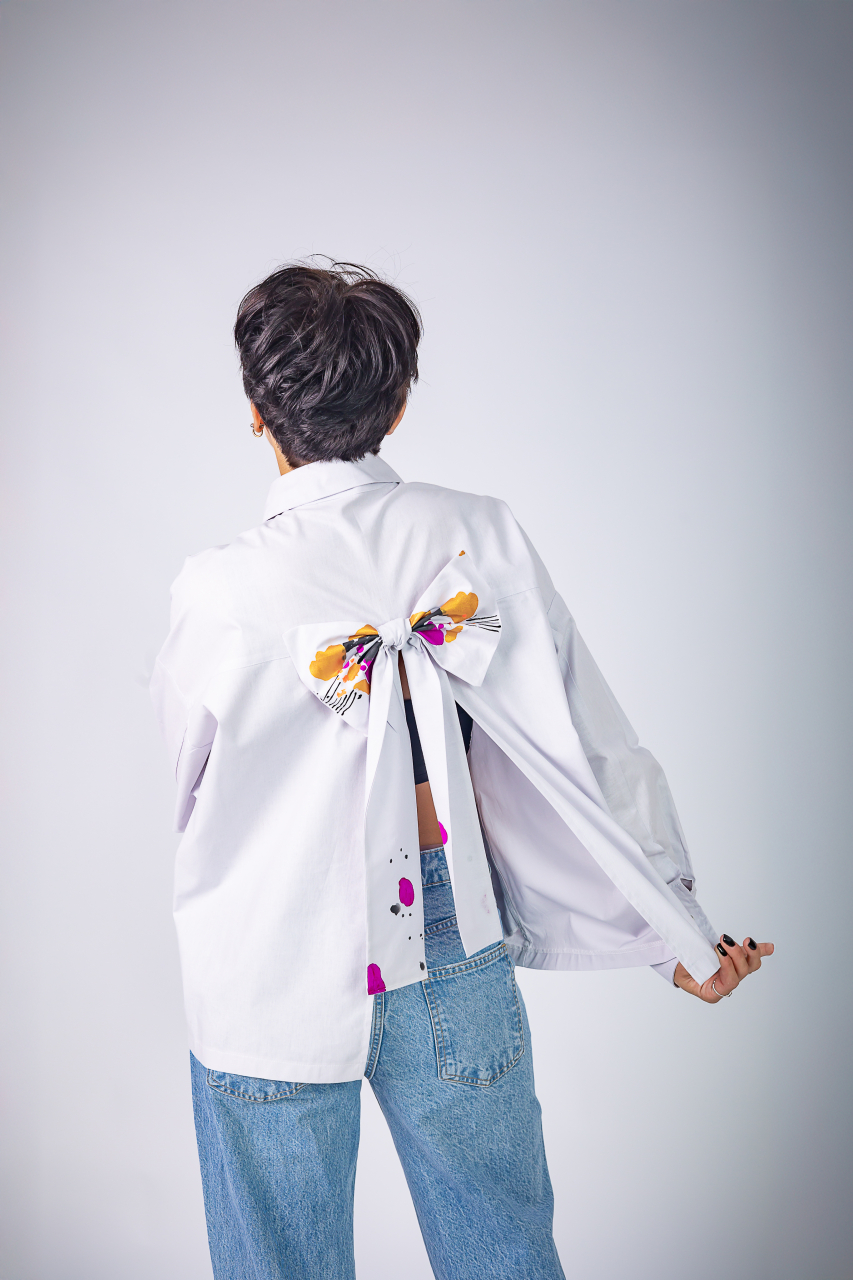 Camasa Flor Soft Gray [3]