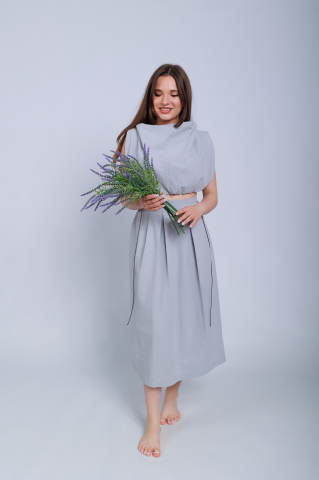 Co- Ord Sets - Compleu Sunlit Ease Light Gray