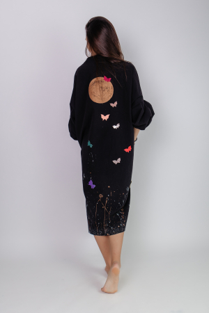 Rochii si Caftane - All Living Nature Black