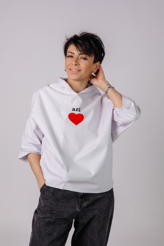 Bluze - Bluza AZI Light Gray