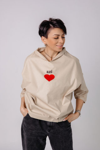 Bluze - Bluza AZI Nude