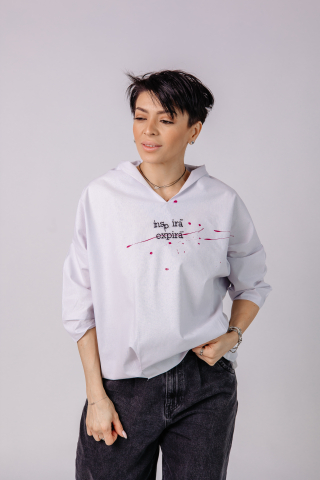 Bluze - Bluza Inspira, Expira Light Gray