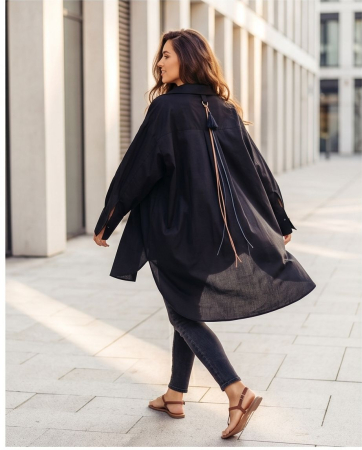 Camasi - Camasa Arka Long Black