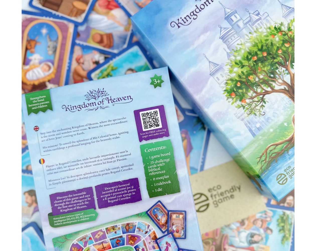 Jocuri și puzzle-uri biblice DURABILE și ATRACTIVE