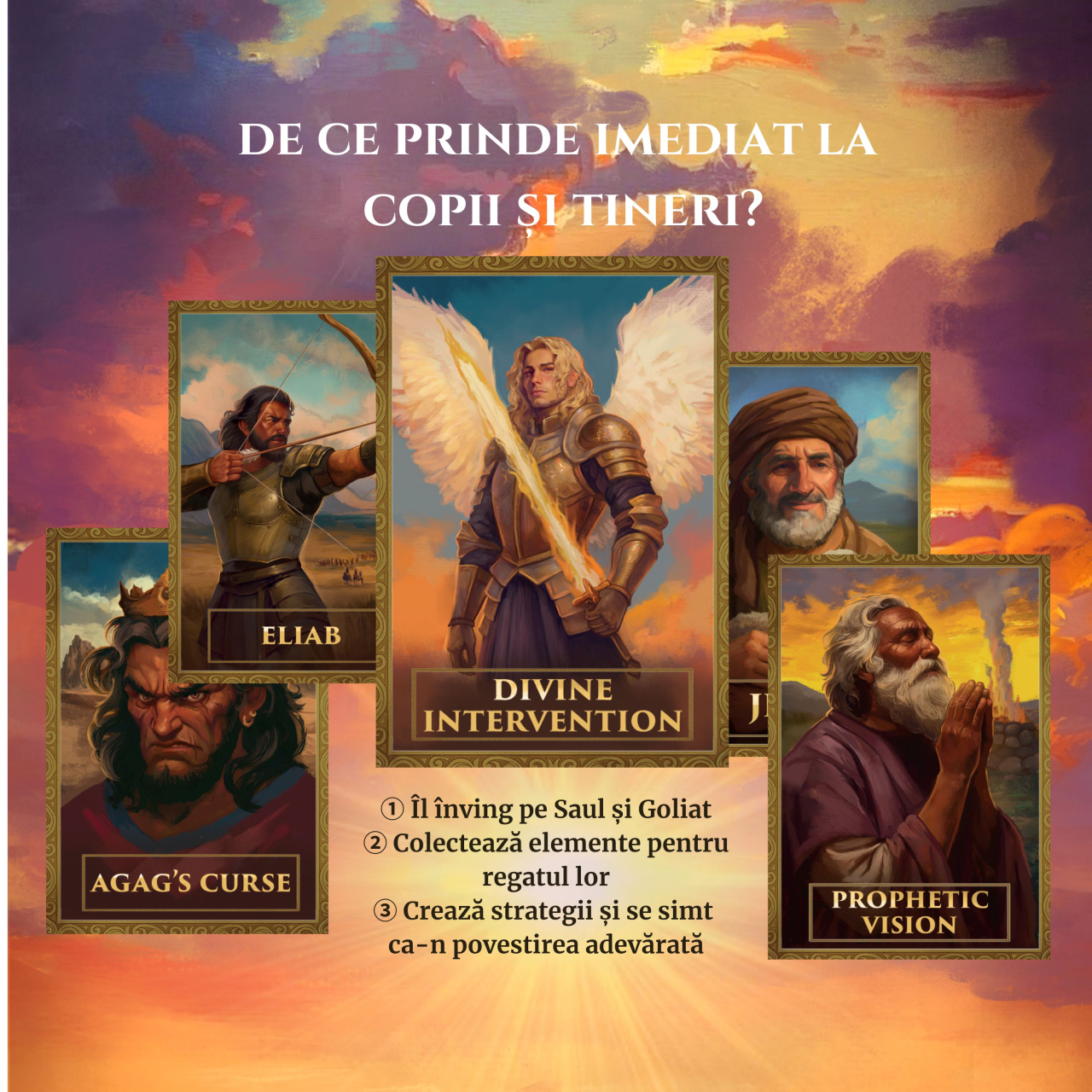 King David – The Rise | Joc Biblic, tactic pentru familie cu Saul, David și Goliat [3]