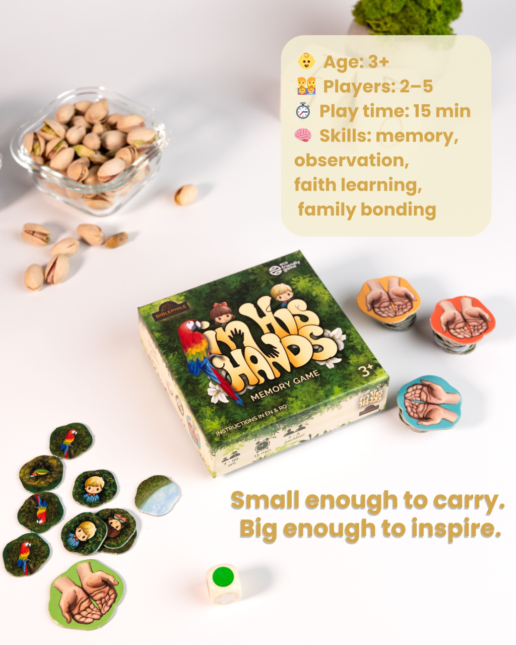 In His Hands | Christian Memory Game for Kids (Matthew 6) [8]