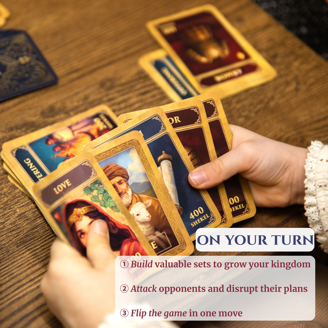 King David – The Rise, Light Strategy, Bible Card Game [4]