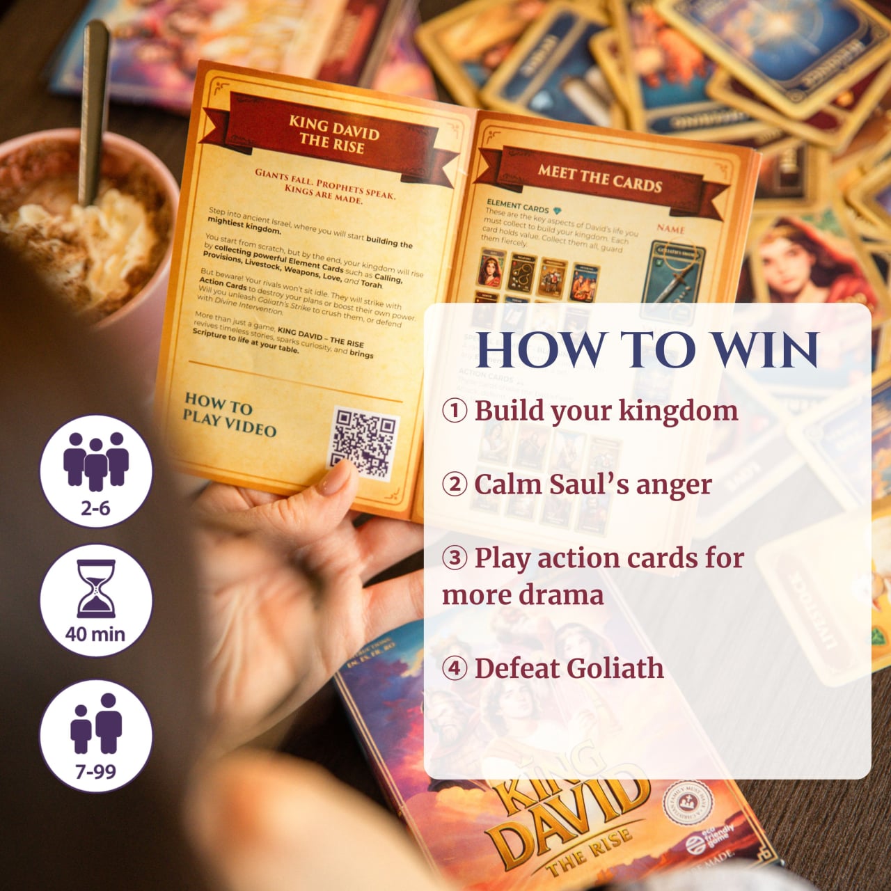 King David – The Rise, Light Strategy, Bible Card Game [3]