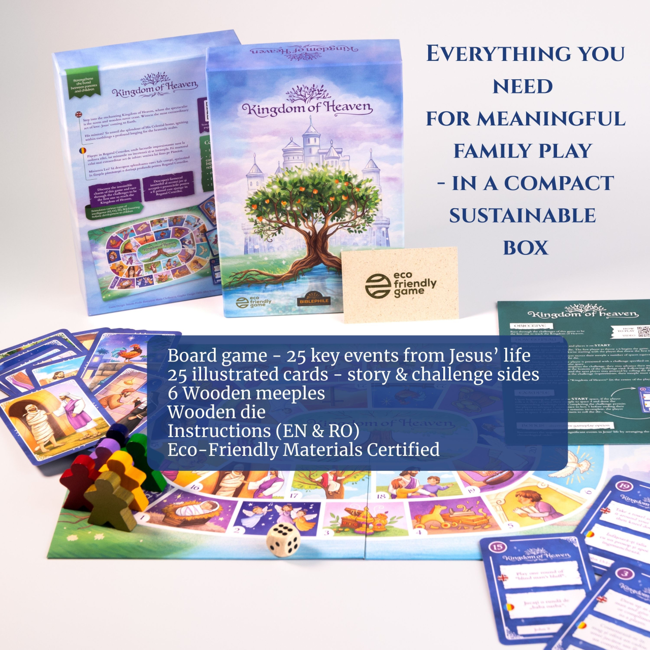 Kingdom of Heaven Christian board game about the life of Jesus for kids ages 3+ [5]