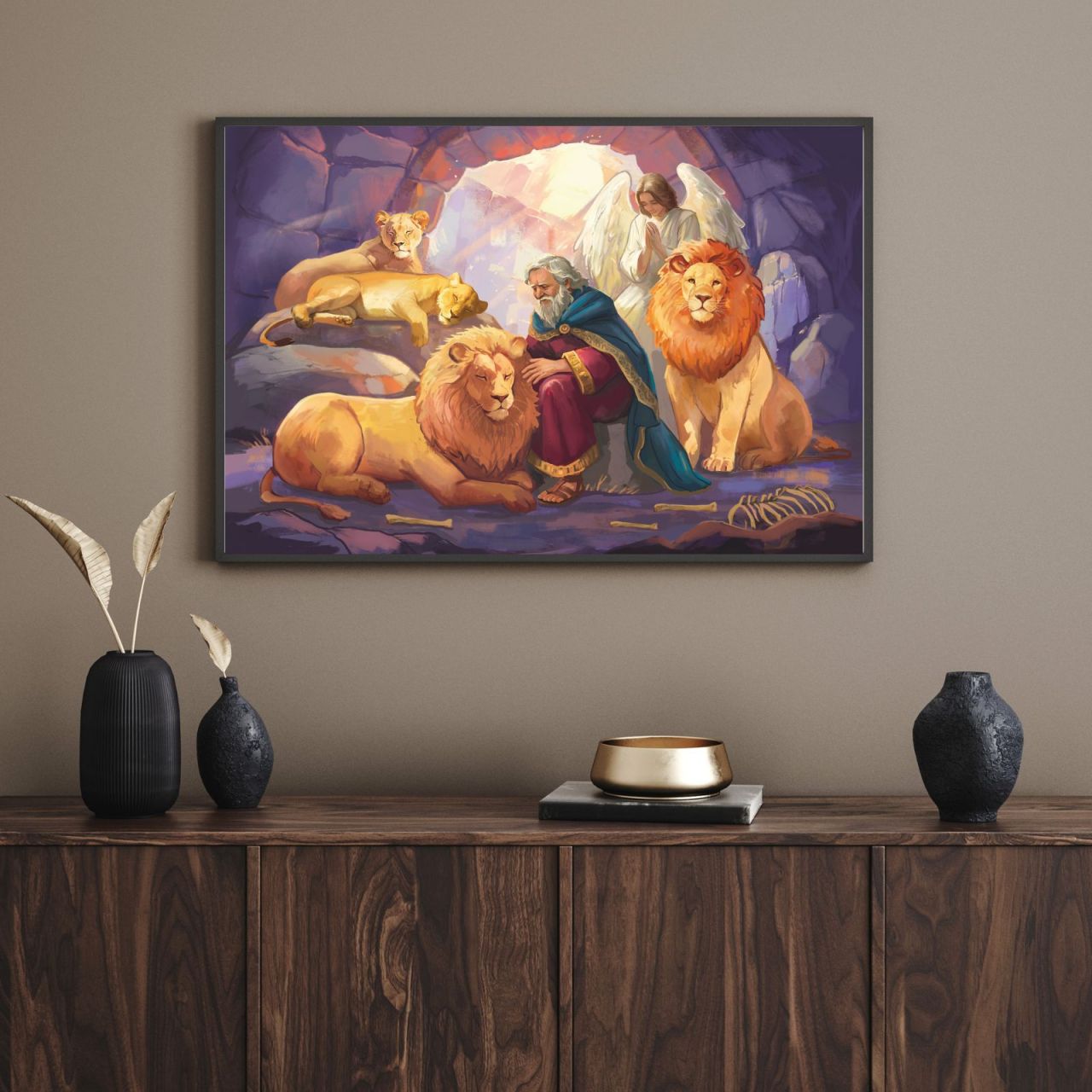 Puzzle ROARING FAITH - Daniel în groapa cu lei [4]