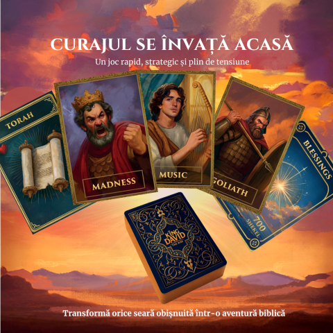King David – The Rise | Joc Biblic, tactic pentru familie cu Saul, David și Goliat [1]