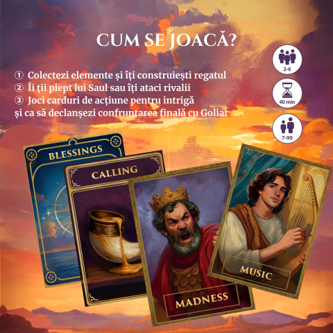 King David – The Rise | Joc Biblic, tactic pentru familie cu Saul, David și Goliat [4]